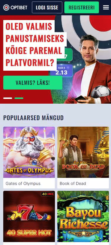 optibet registreerimine