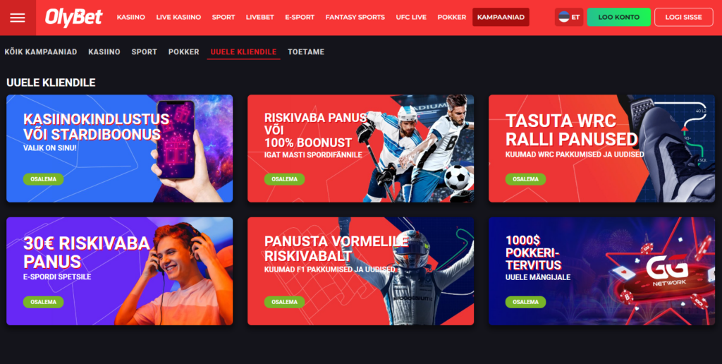 olybet welcome bonus