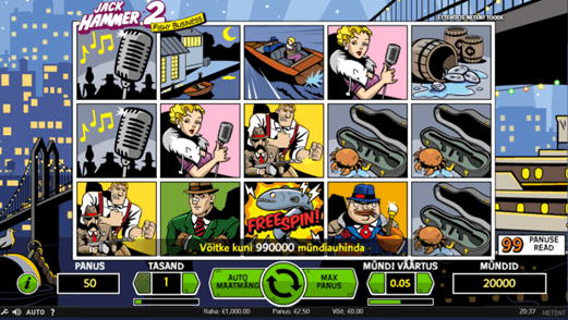 Jack Hammer 2 - NetEnt