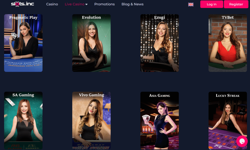 Slots.inc kasiino Live kasiino